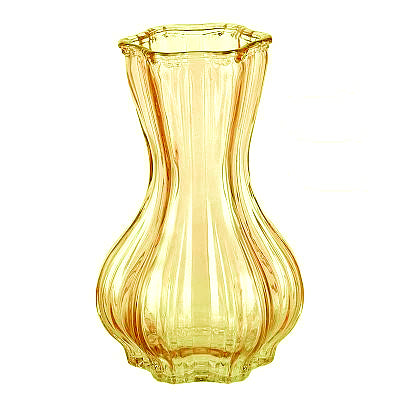Vaso vetro giallo