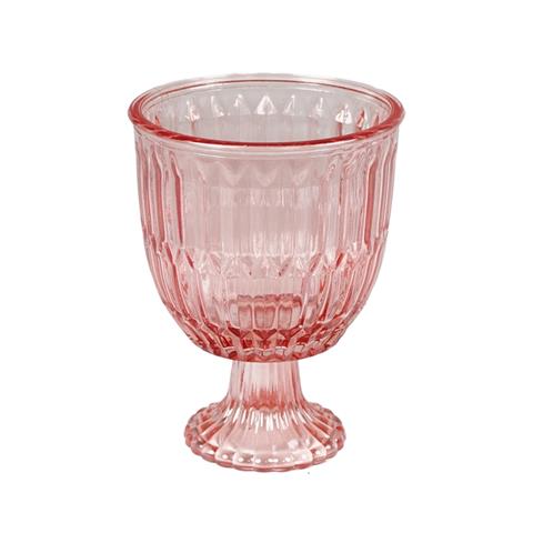 Vaso vetro con alzata