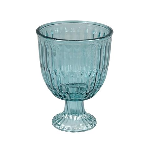 Vaso vetro con alzata