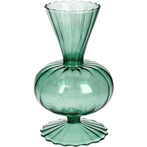 Vaso monofiore vetro basso