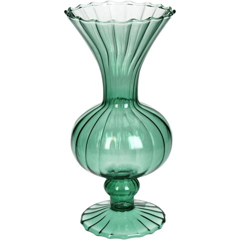 Vaso monofiore in vetro