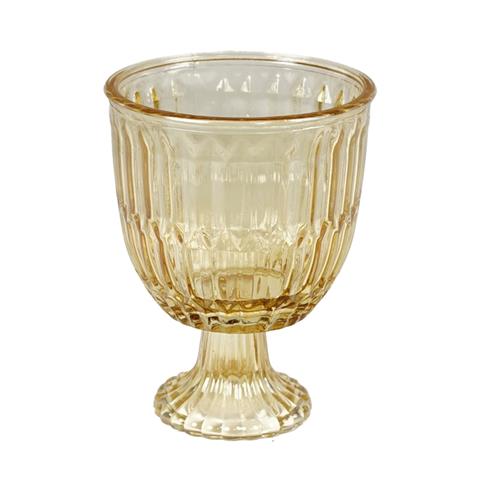 Vaso vetro con alzata