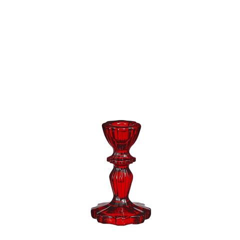 Porta candela rosso
