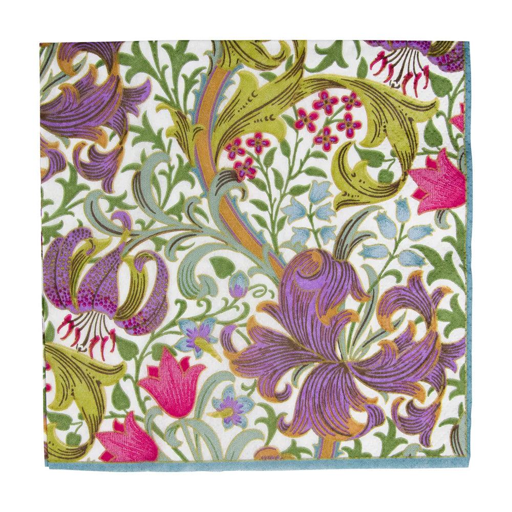 Tovaglioli da pranzo Golden Lily-Ivory