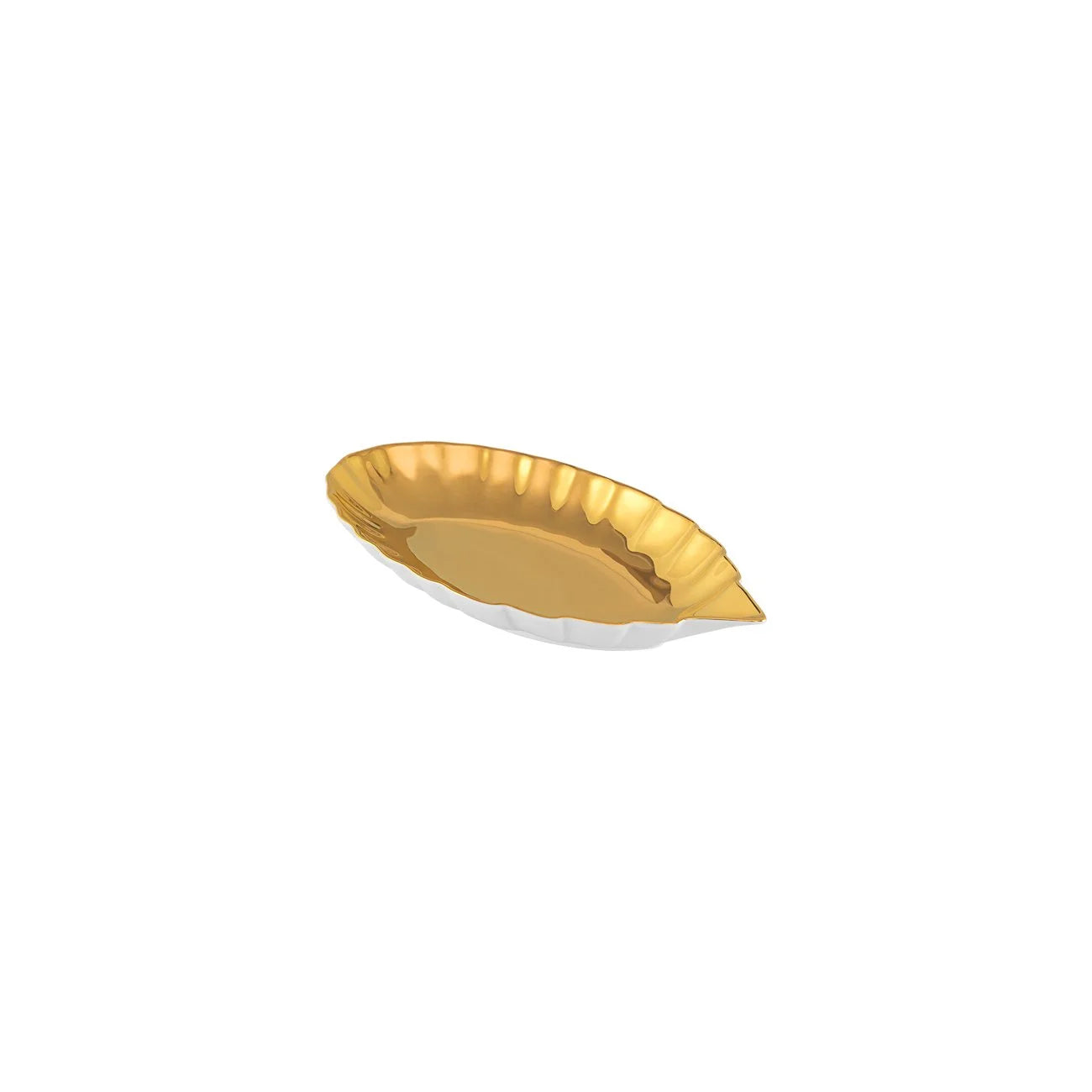 Oro pieno | A forma di foglia 19 cm Dec