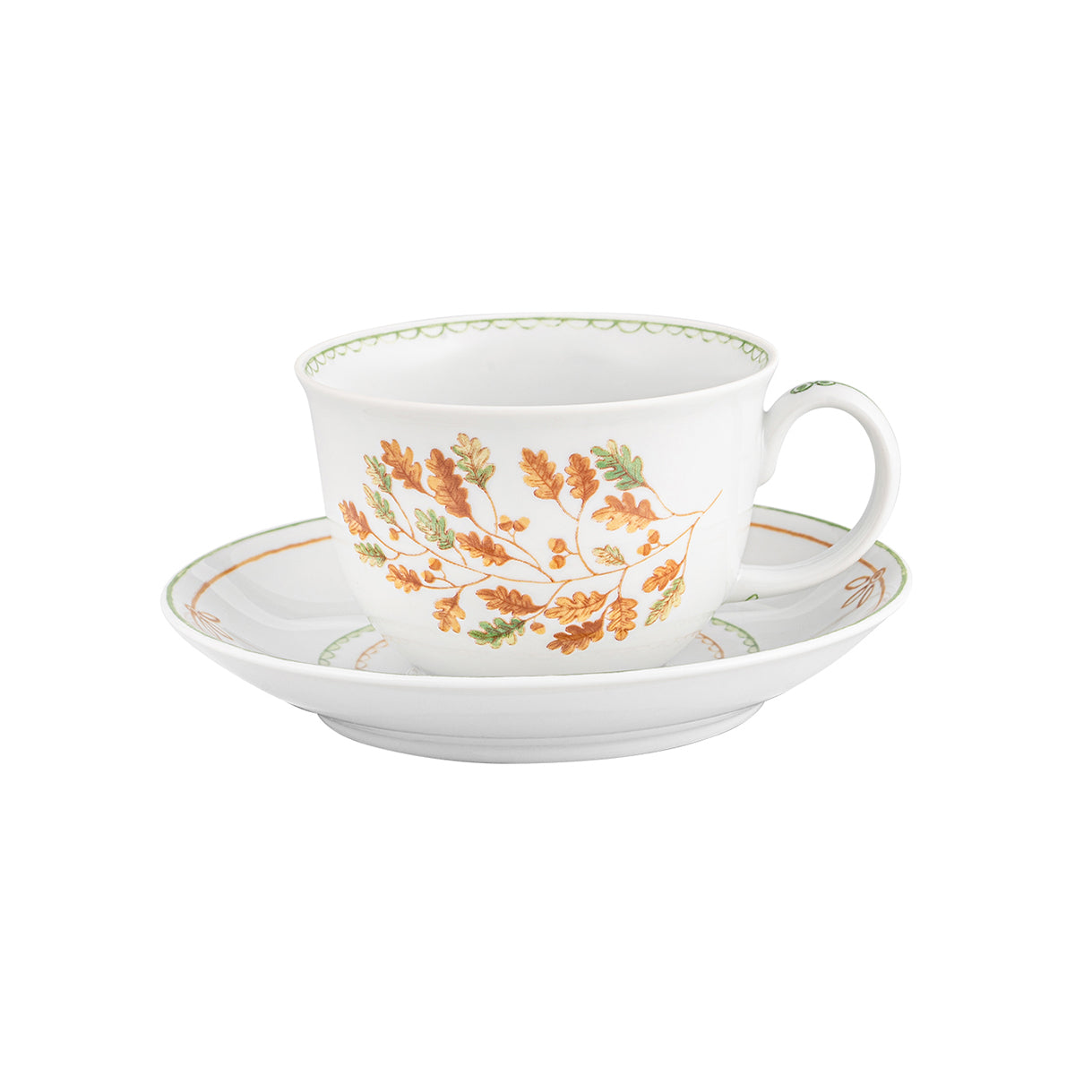 Gudrun - Tazza da tea con piattino
