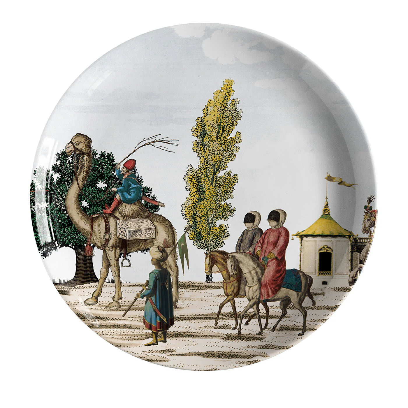Set di 12 Piatti Corteo Piccoli
