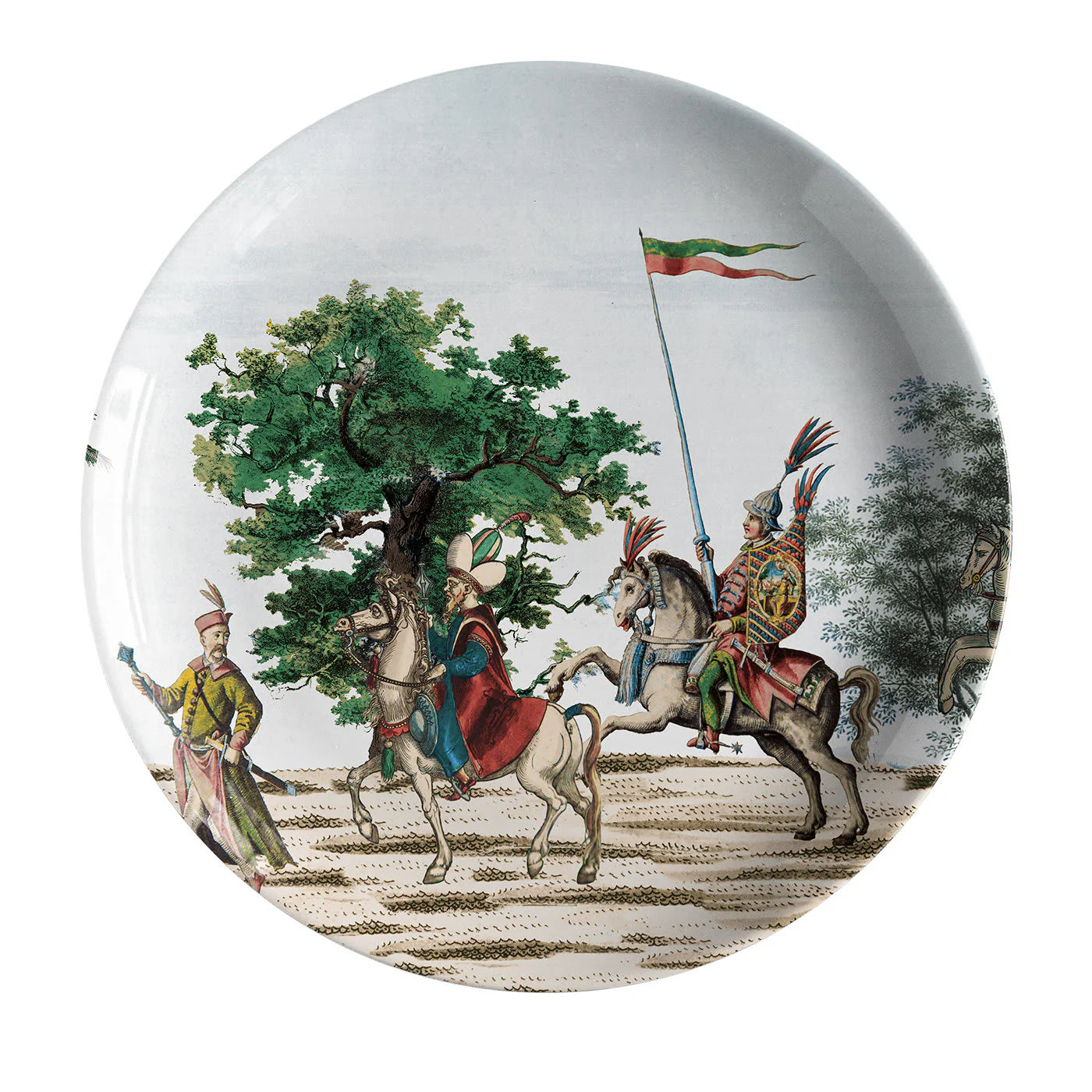 Set di 12 Piatti Corteo Grandi