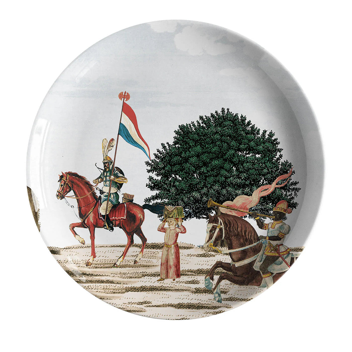 Set di 12 Piatti Corteo Piccoli
