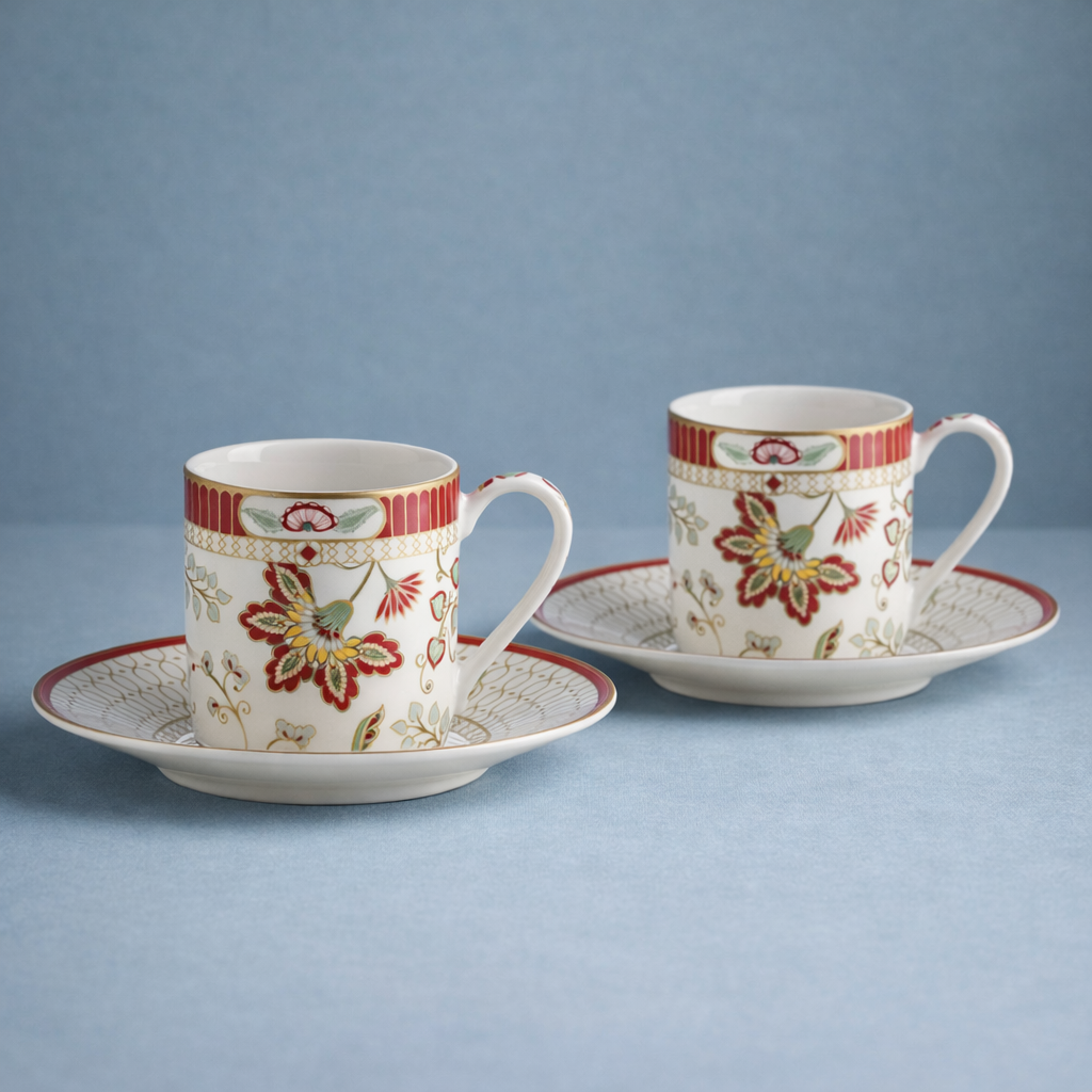 Set 2 Tazzine Espresso Kashmir