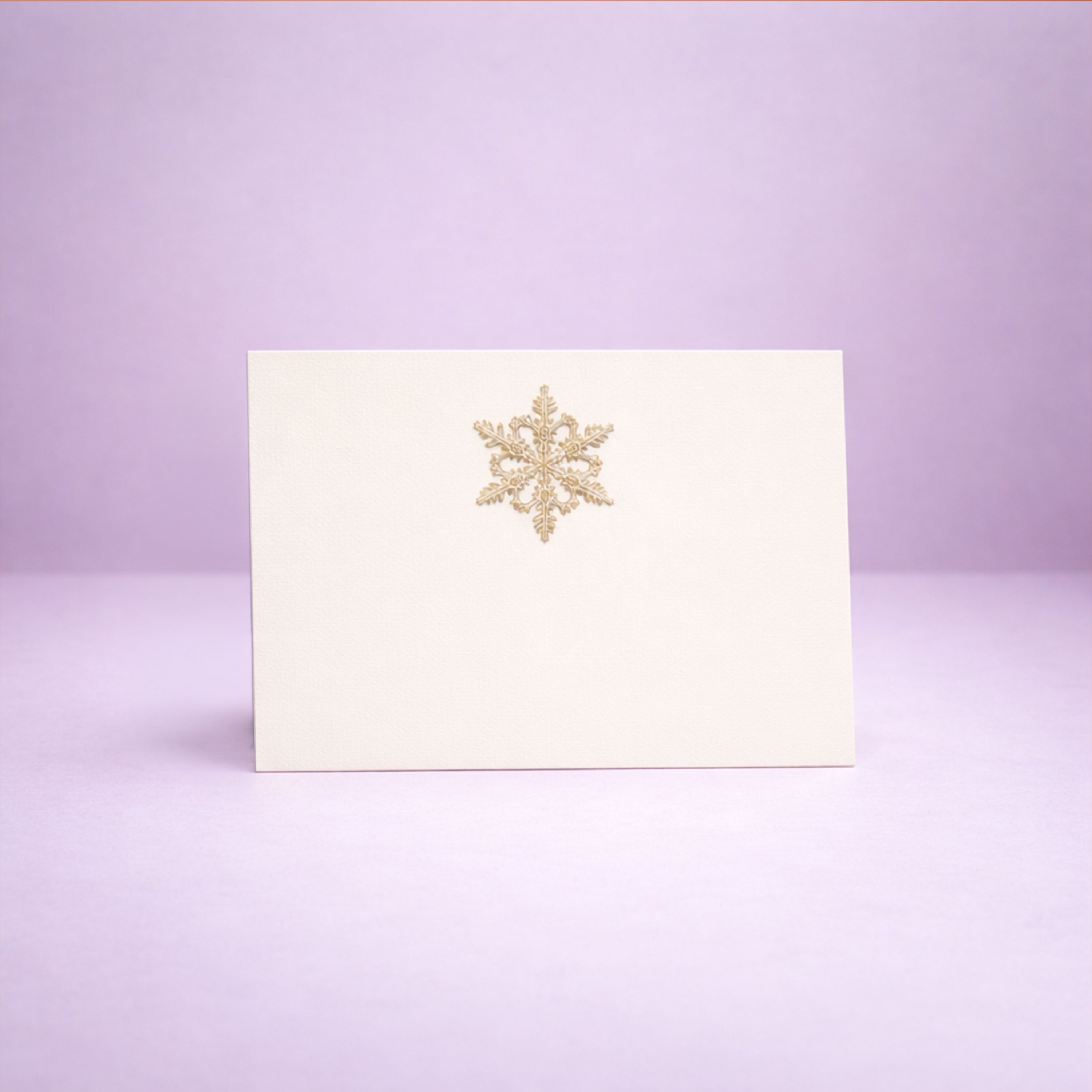 Segnaposto Golden Snowflake – Set 10 pezzi