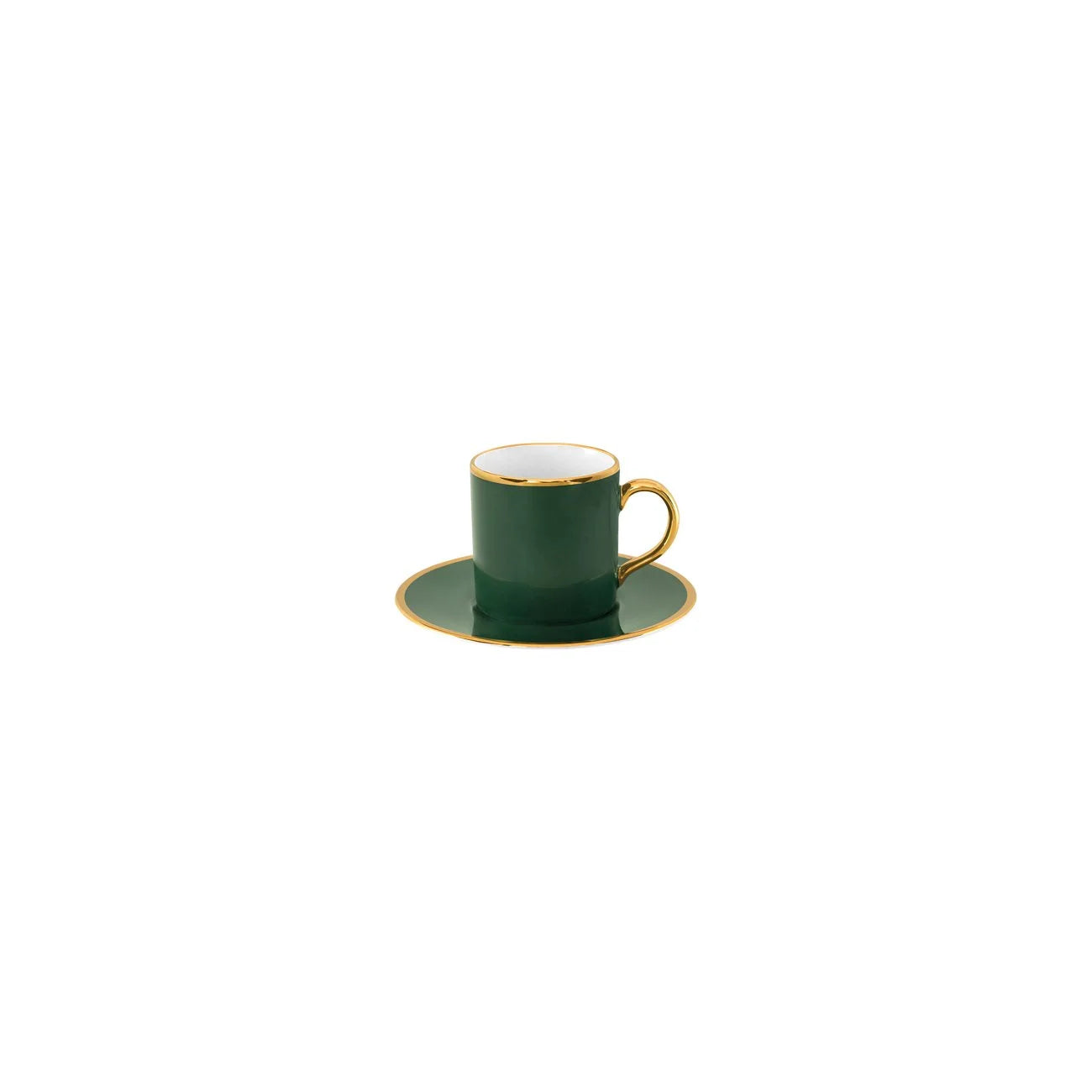 Verde OB | Tazza da caffè 9cl Bia + Piattino da caffè 11cm Bia