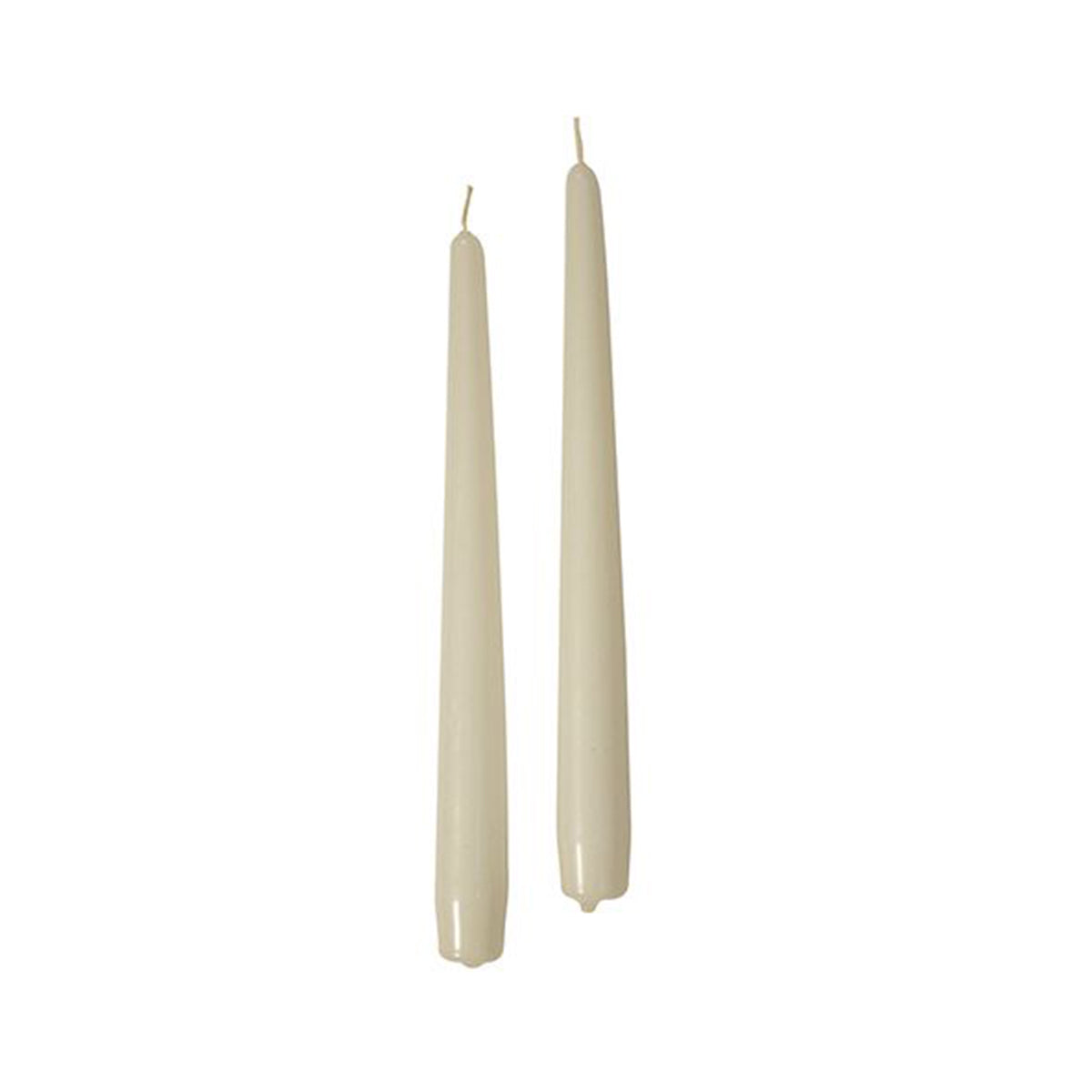 Candele coniche Ø 2,2 cm h. 30 cm 12 pezzi - Avorio