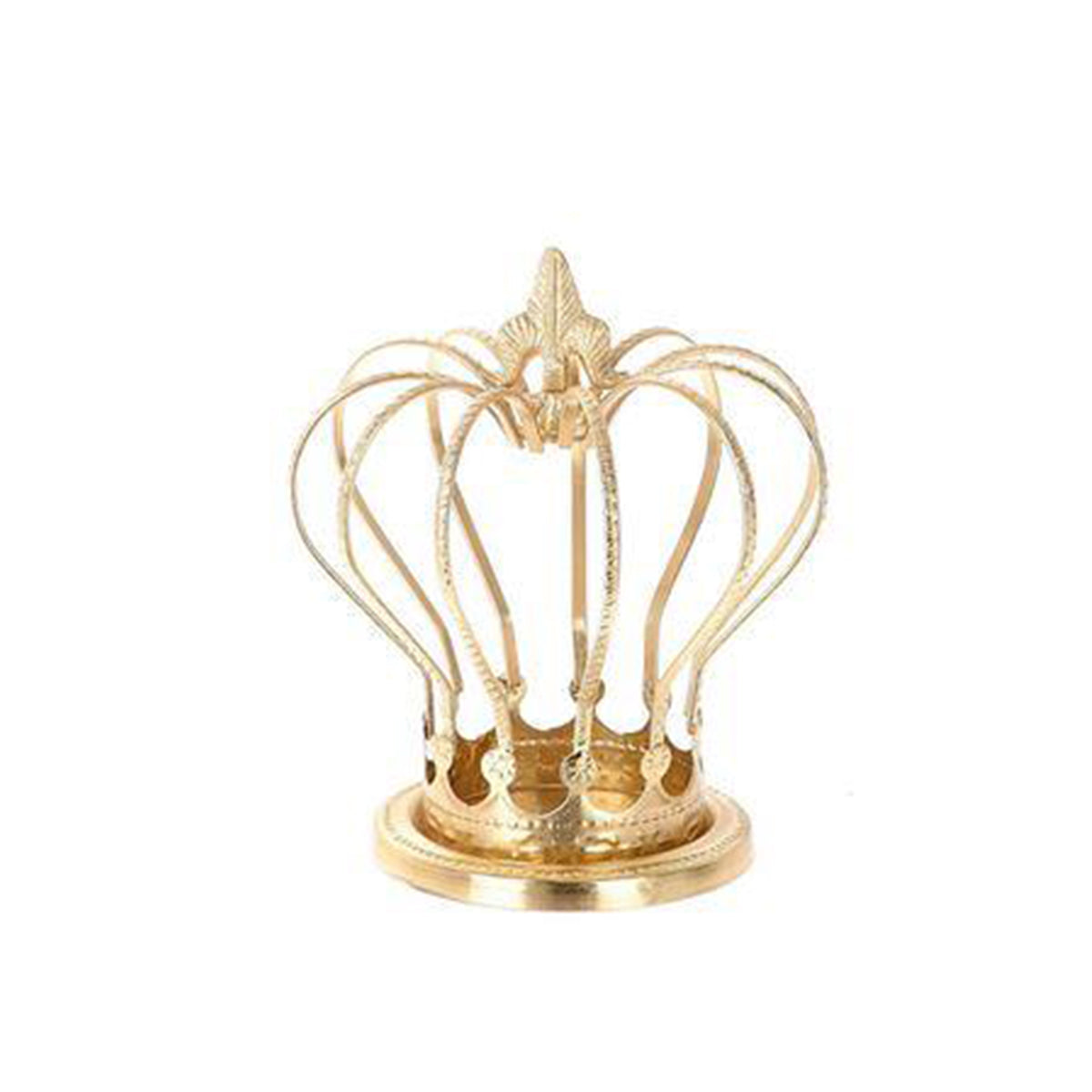 Corona in metallo porta tealight