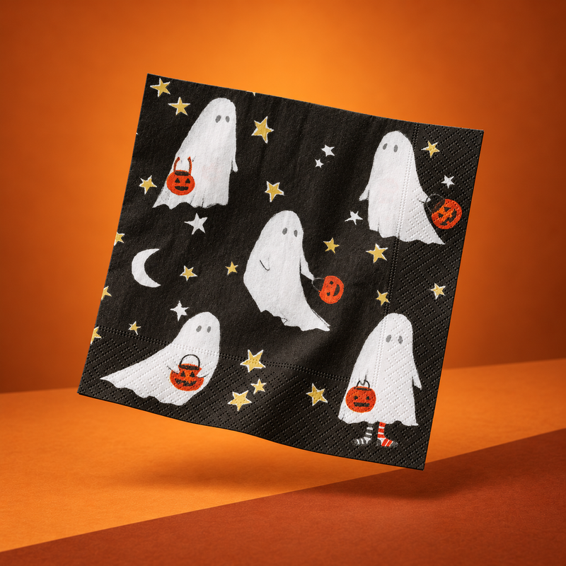 Ghoul's Night Out – Tovaglioli Halloween con Fantasmini