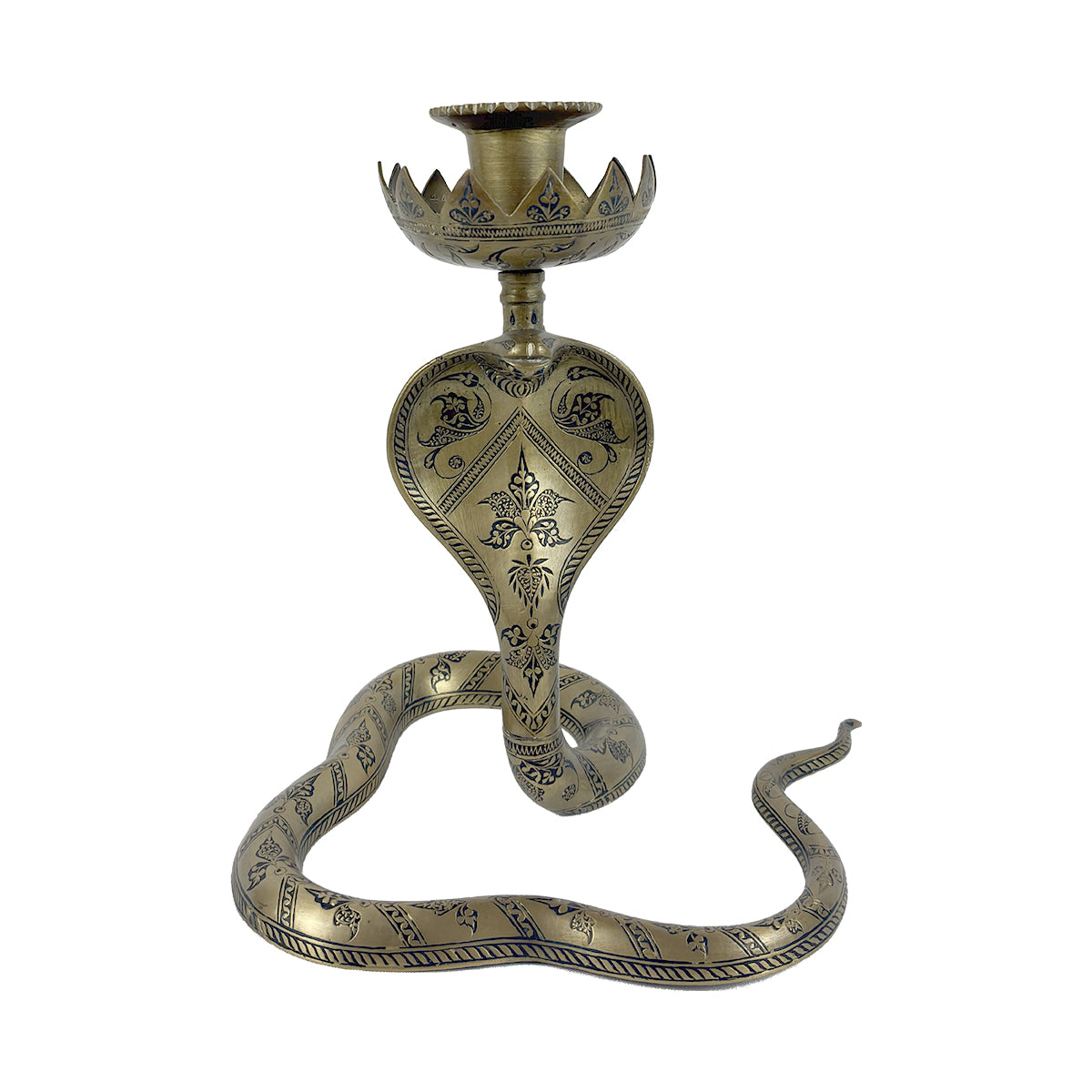 Porta candela Serpente