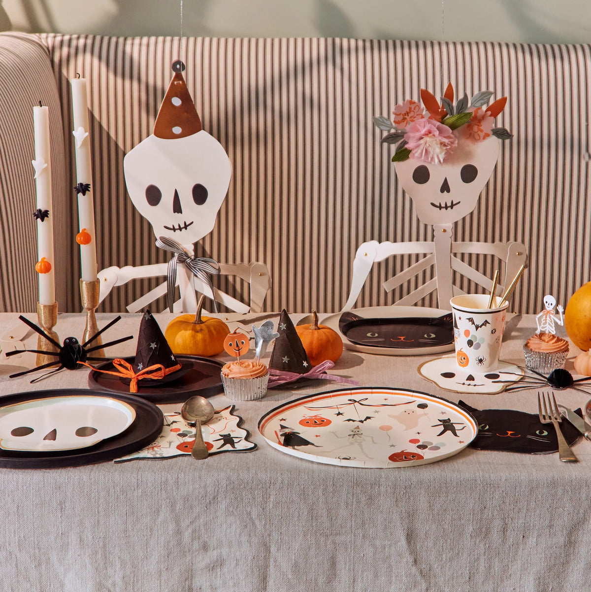 Halloween Icons – Set di 2 Candele da Tavola