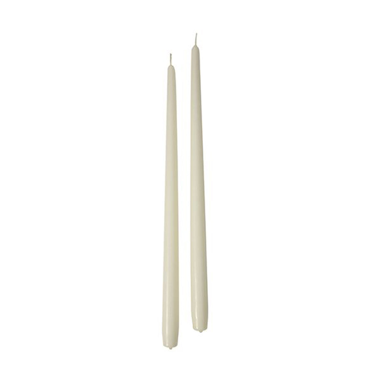Candele coniche Ø 2,2 cm h. 40 cm 6 pezzi - Panna