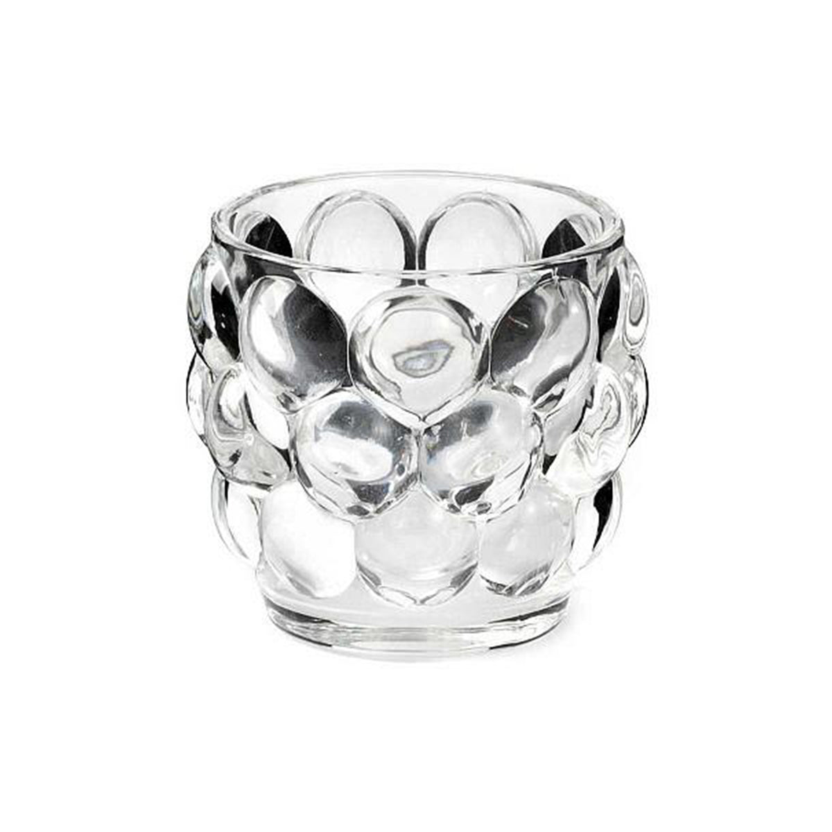 Porta tealight in vetro effetto uva piccolo
