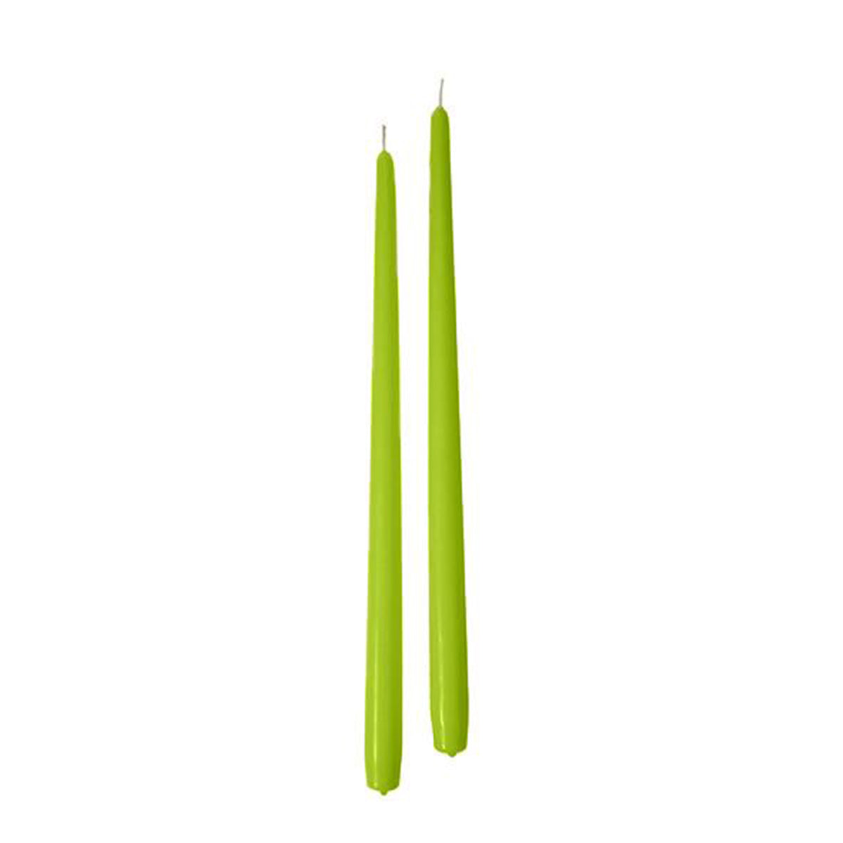 Candele coniche Ø 2,2 cm h. 40 cm 6 pezzi - Pistacchio