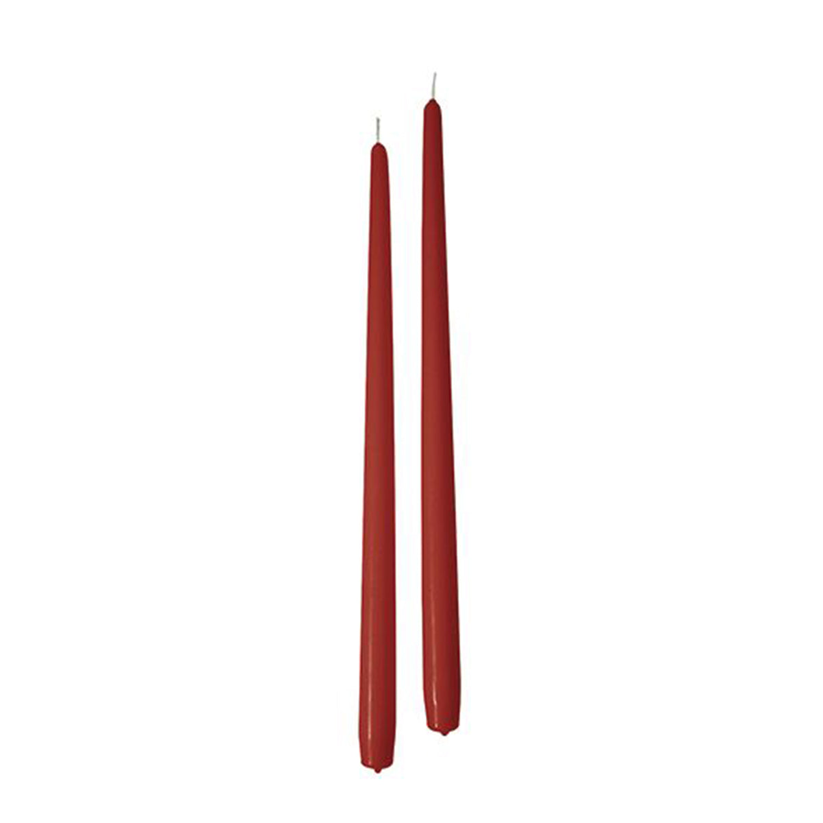 Candele coniche Ø 2,2 cm h. 40 cm 6 pezzi - rosso