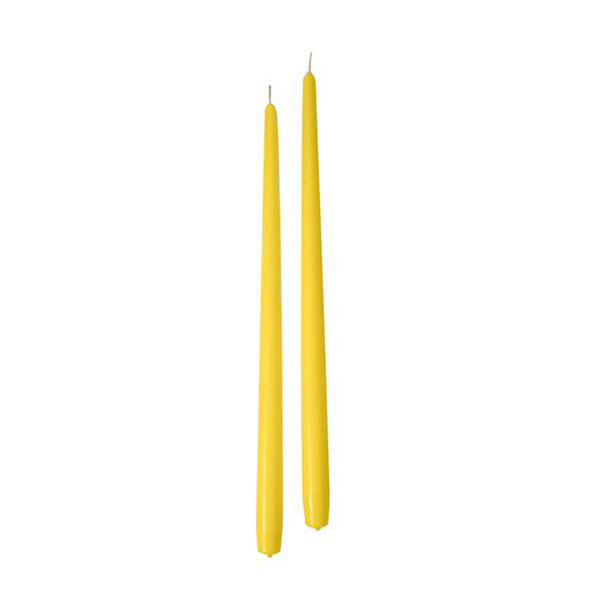 Candele coniche Ø 2,2 cm h. 40 cm 6 pezzi - Senape